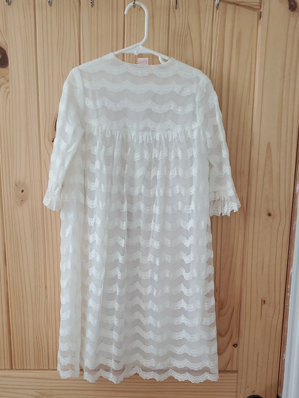 Vintage 80s Lace Robe/Jacket